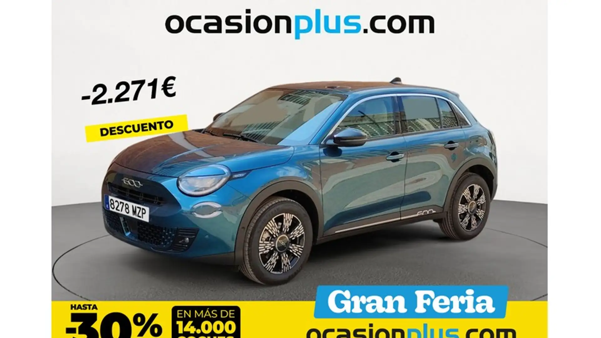 Fiat 600 1.2 MHEV DDCT 100kW Blau - 1