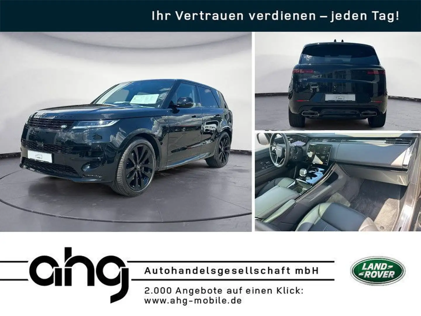Land Rover Range Rover Sport P400 Autobiography STORMER HAN Schwarz - 1