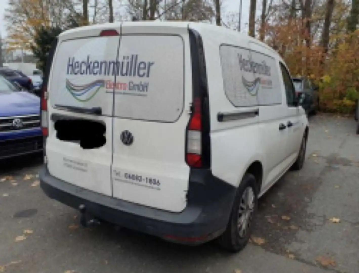 Volkswagen Caddy Kombi Basis 2.0TDI*AHK*HeckflügeltürenGlas Weiß - 2