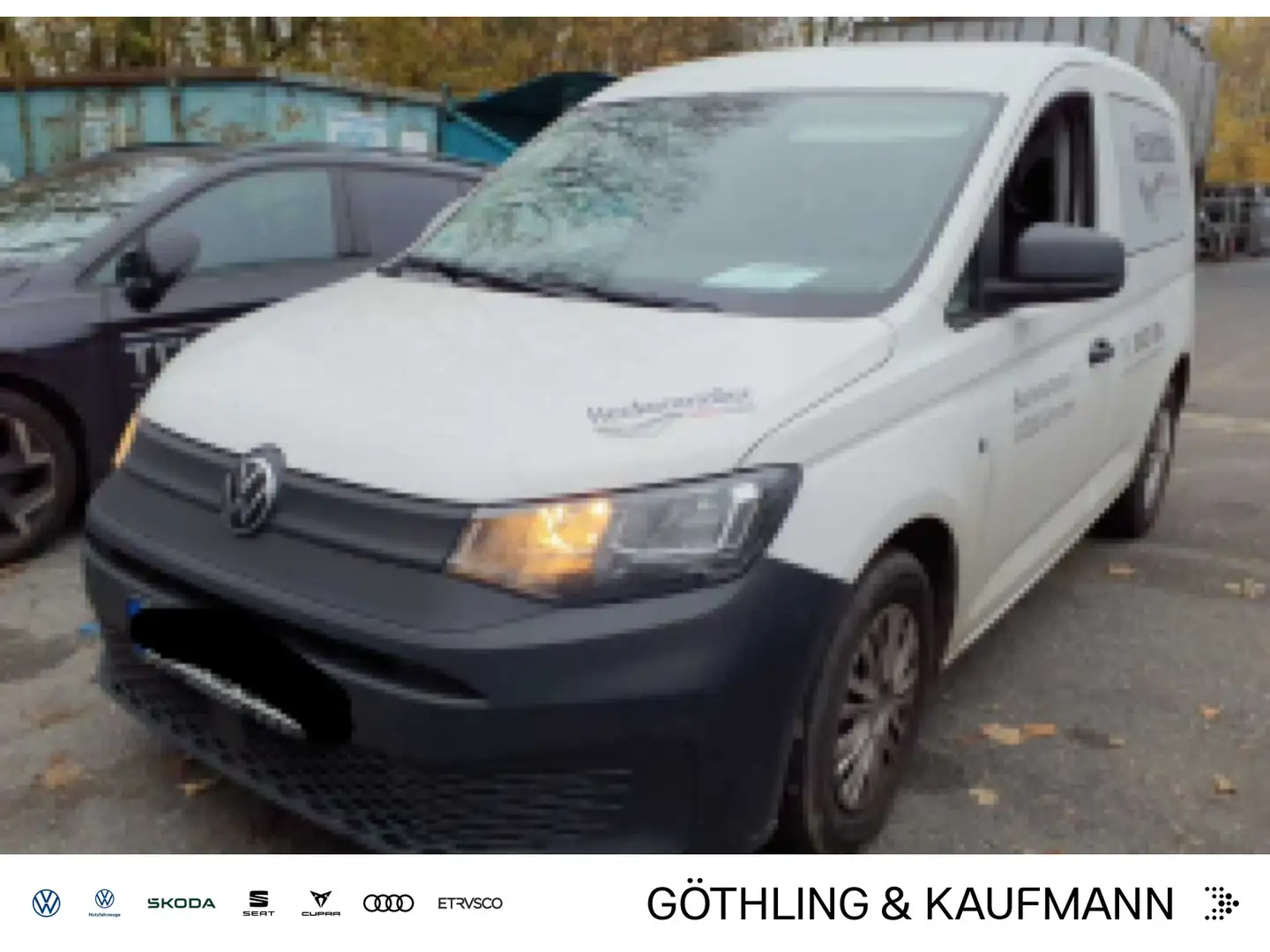 Volkswagen Caddy Kombi Basis 2.0TDI*AHK*HeckflügeltürenGlas Weiß - 1