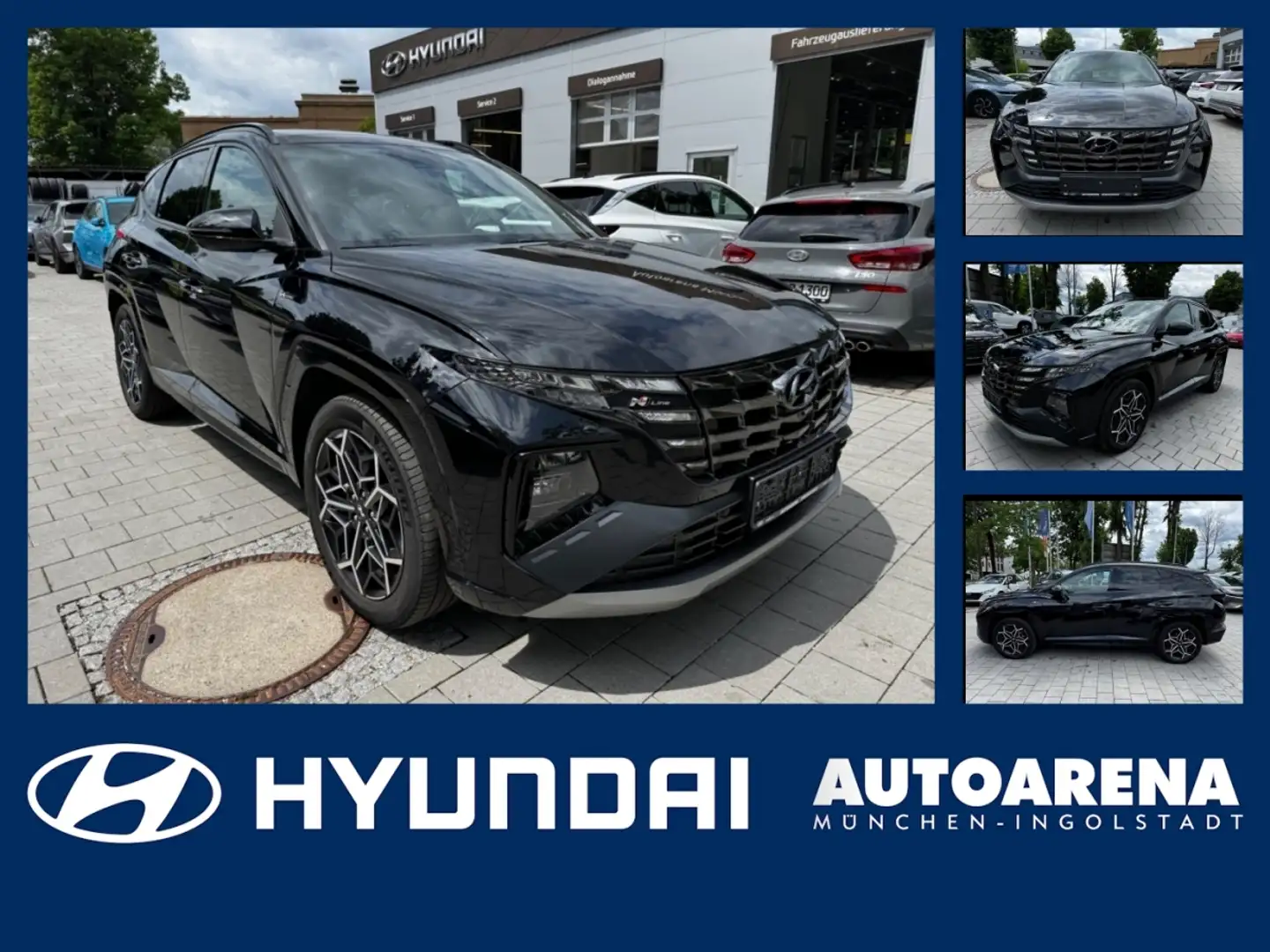 Hyundai TUCSON 1.6 T-GDI N Line Plug ACC Pano 4xSHZ LM Noir - 1