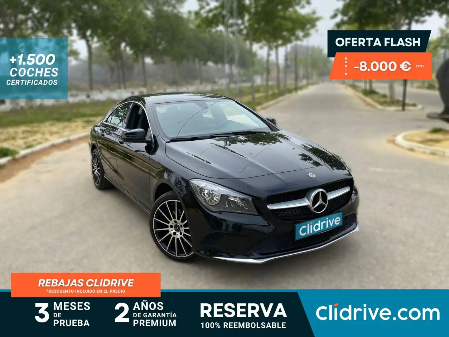 Mercedes-Benz CLA 180 D Negro - 1
