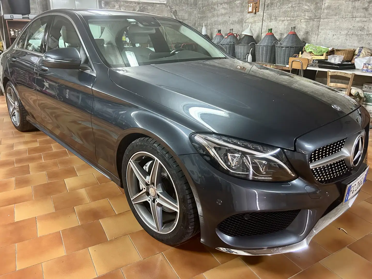 Mercedes-Benz C 200 d (bt) Premium auto Grigio - 2