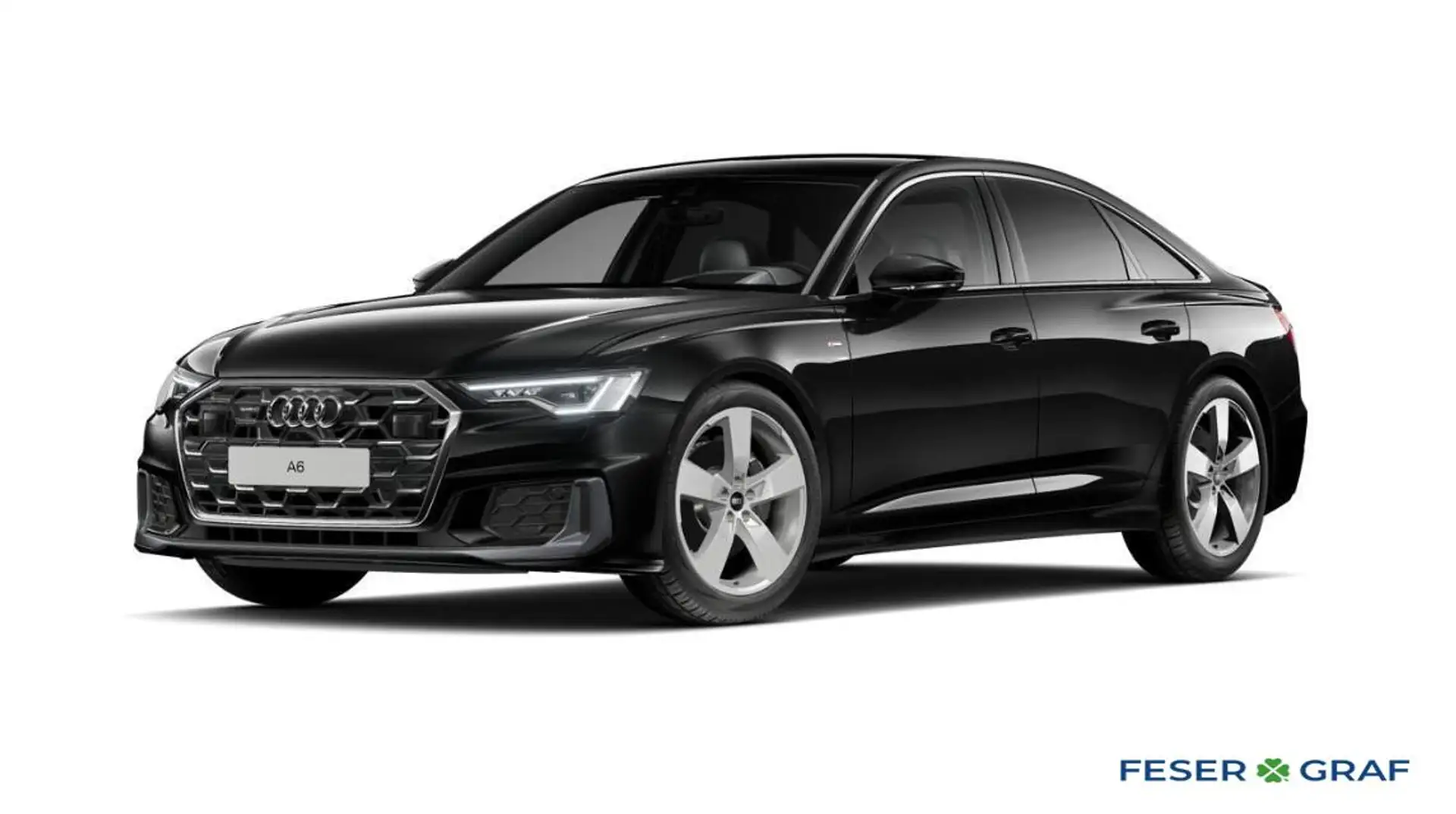 Audi A6 S line quat. tiptro. HUD+PANO+MATRIX+ACC Schwarz - 2