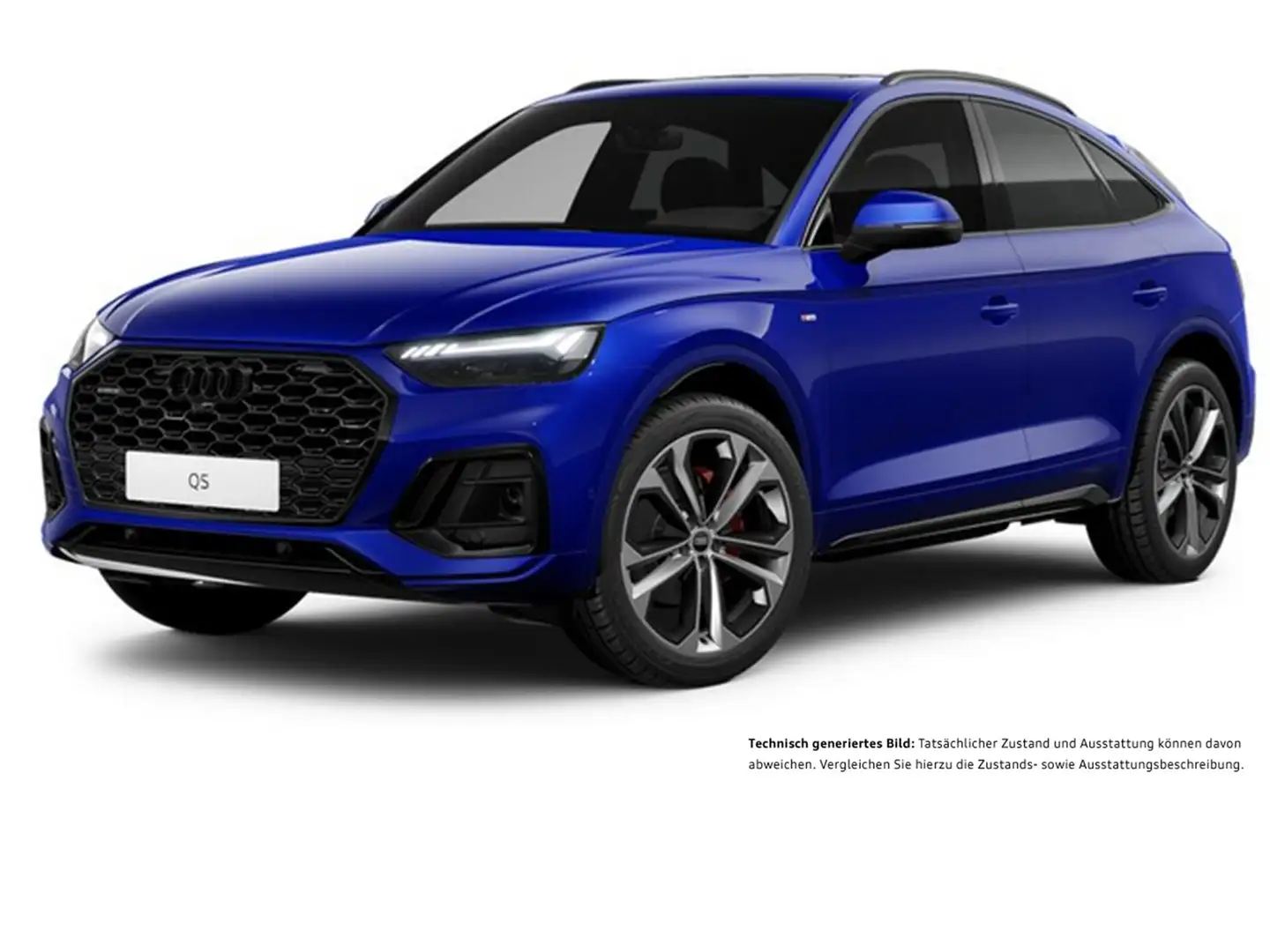 Audi Q5 Sportback 45 quattro S LINE PANO AHK CAM LM21 Blau - 2