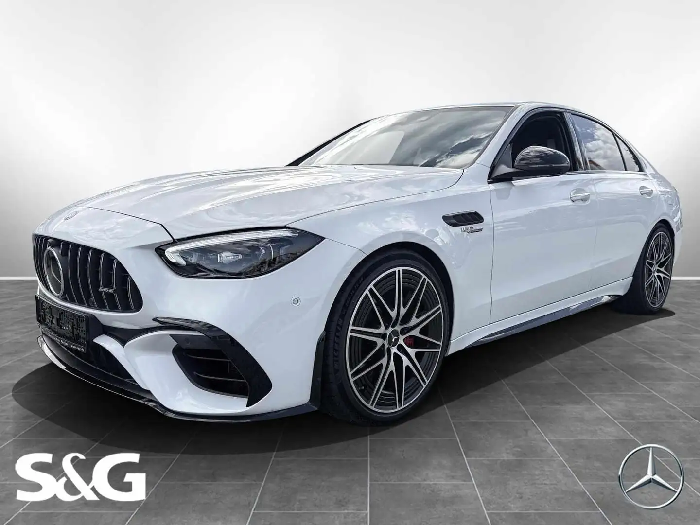 Mercedes-Benz C 63 AMG S E PERFORMANCE Night+360°+Keyless-GO Weiß - 1