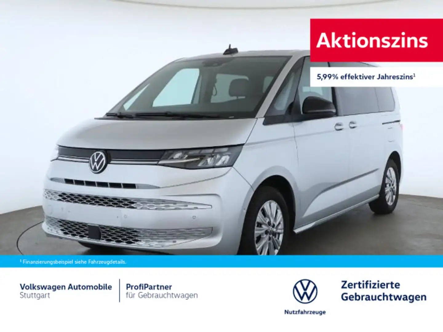 Volkswagen T7 Multivan Life DSG 2.0 TDI Euro 6e Silber - 1