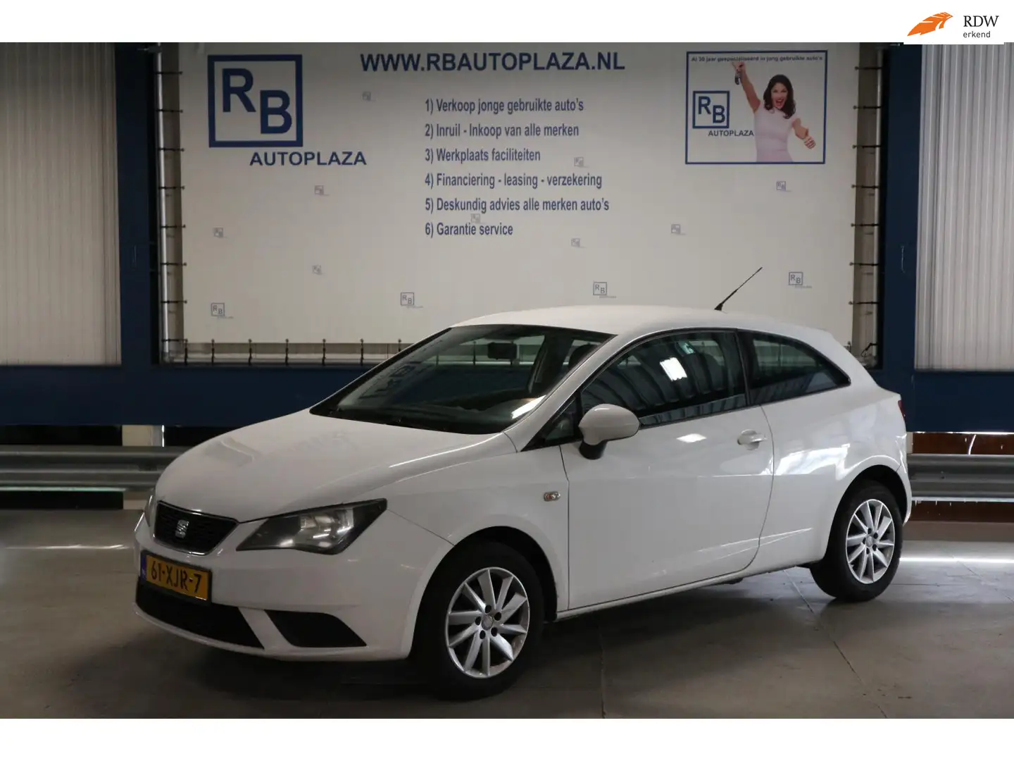 SEAT Ibiza SC 1.2 Style / AIRCO / CRUISSE / NAP / LEUKE AUTO Weiß - 1