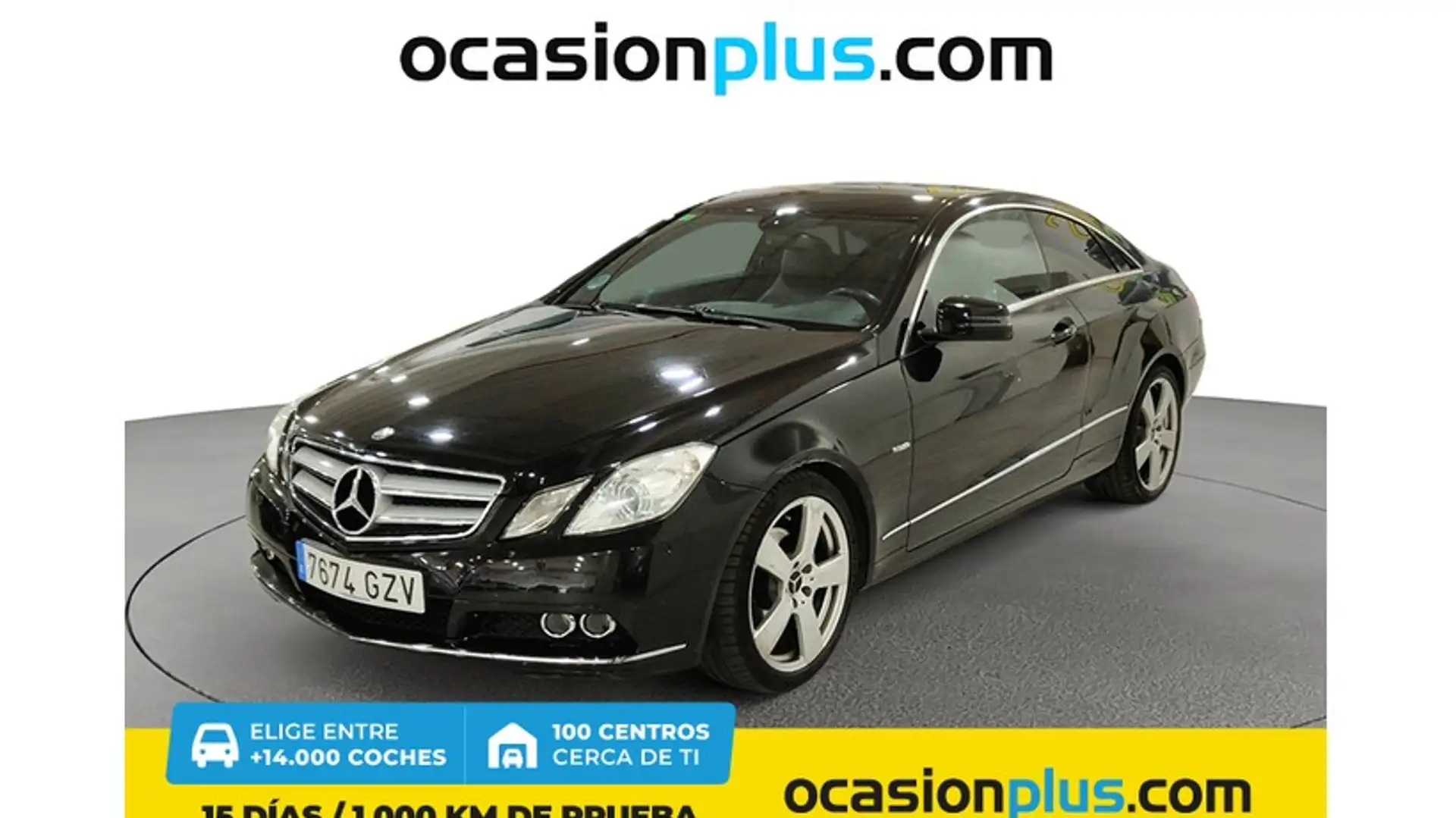 Mercedes-Benz E 200 Coupé CGI BE Negro - 1