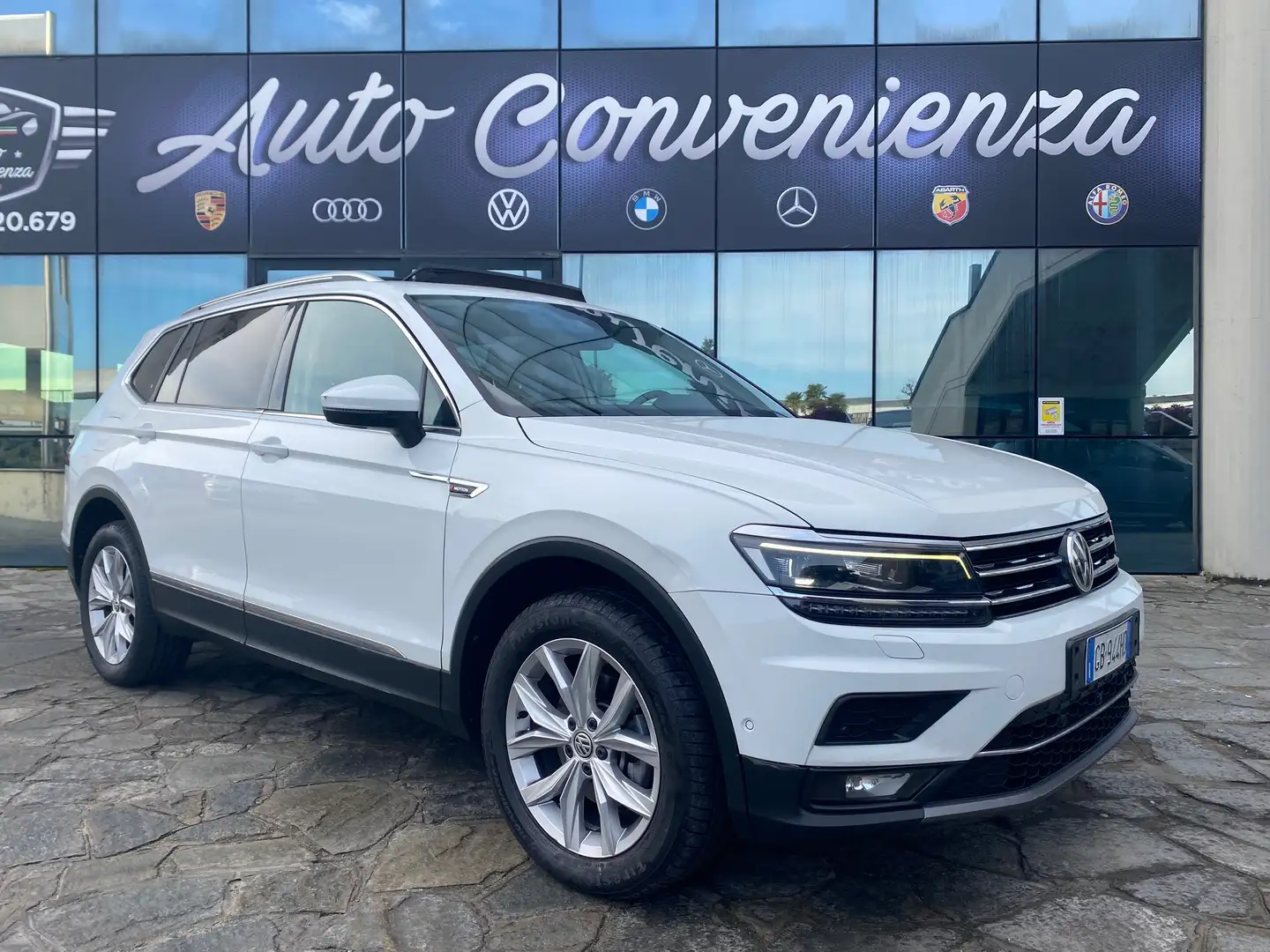 Volkswagen Tiguan Allspace 4motion/ 7 Posti/ Tetto Apribile/ IVA esposta Bianco - 1
