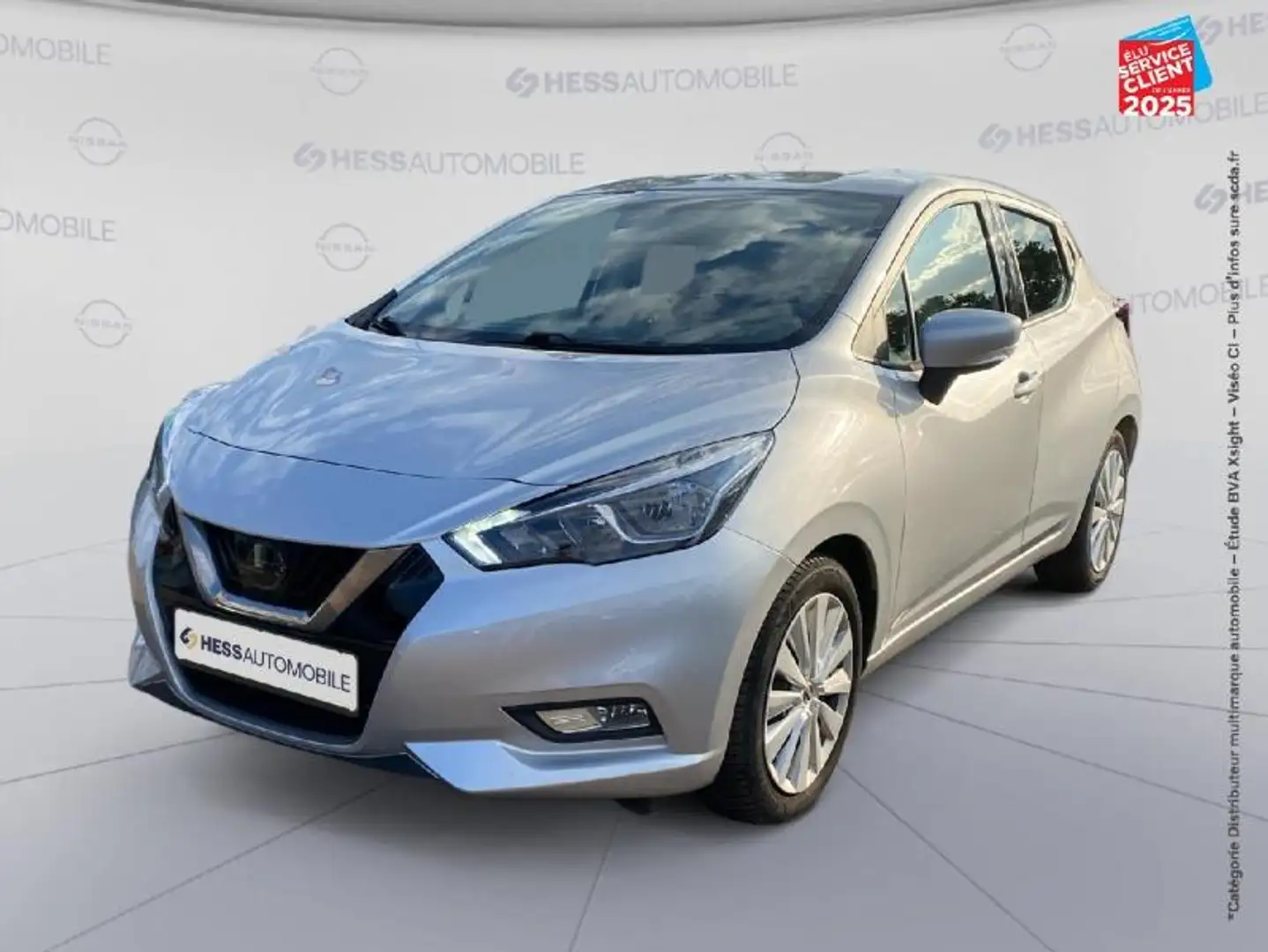 Nissan Micra 1.0 IG 71ch Business Edition 2018 Euro6c GPS Camer Gris - 1