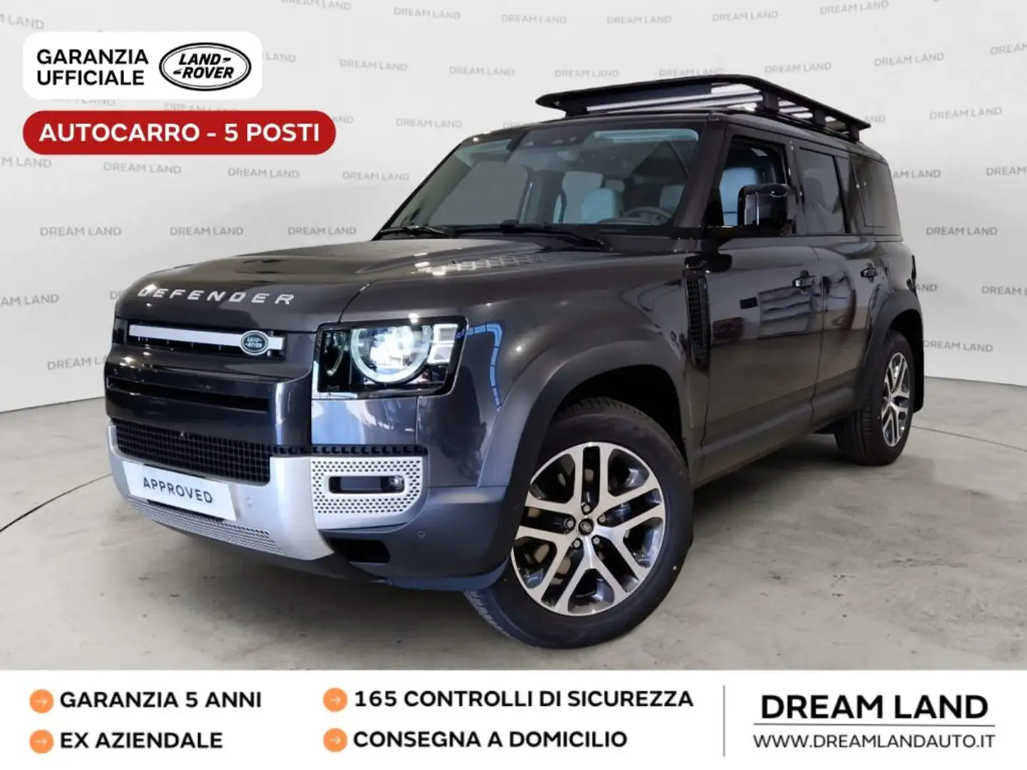 Land Rover Defender 110 3.0D I6 200CV S AUTOCARRO+IVA Сірий - 1