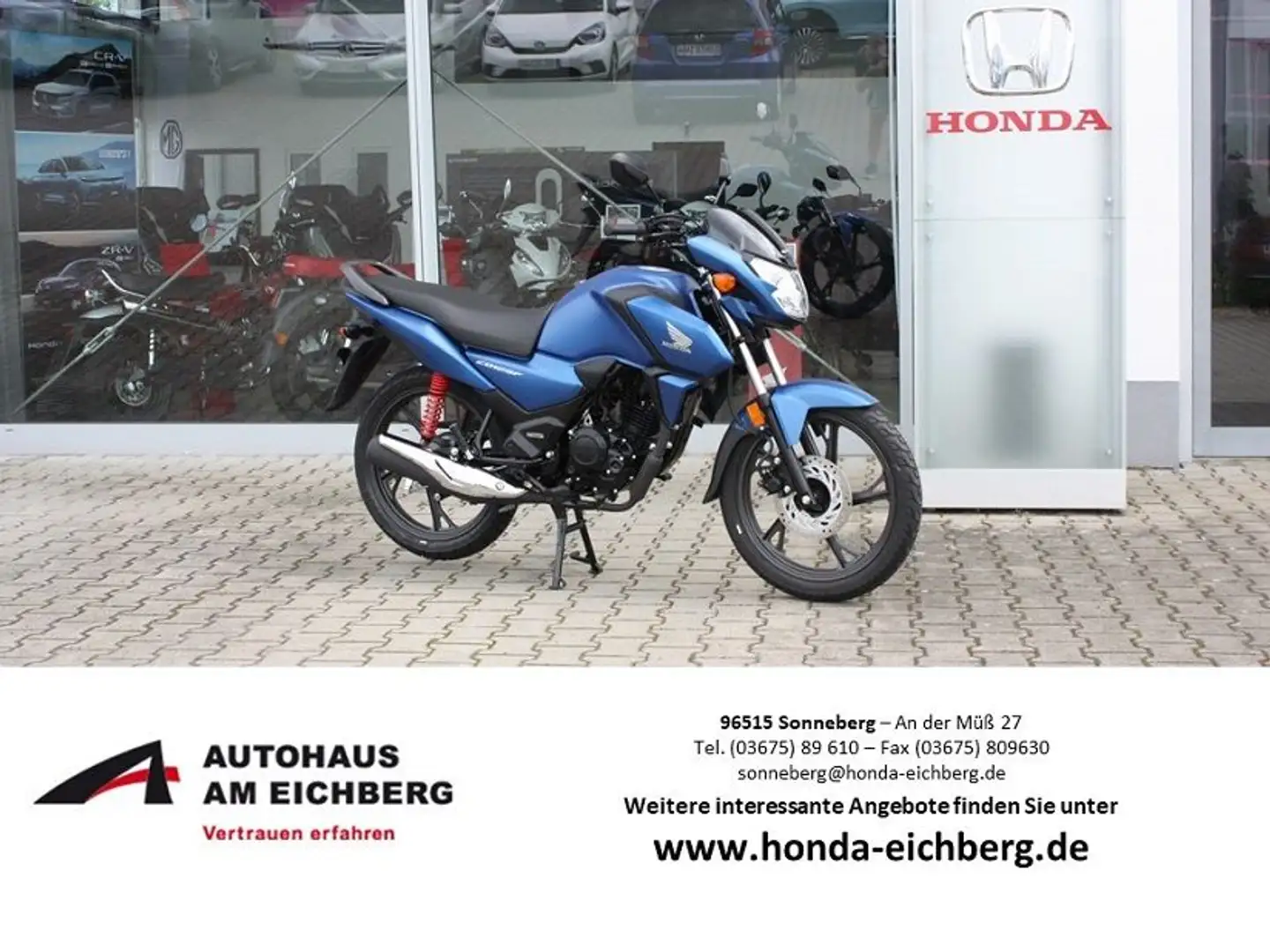 Honda CB 125 F / Aktionspreis Albastru - 1