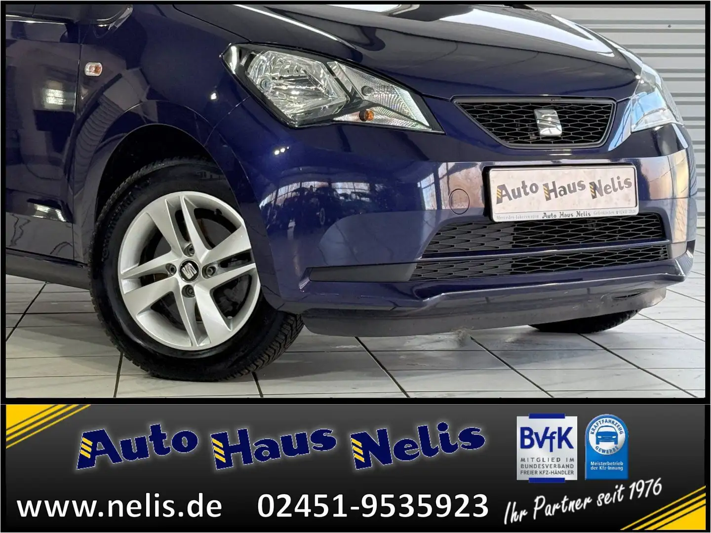 SEAT Mii 1,0 Chic Navi Klima RadioCD MP3 BT PDCh Blue - 2