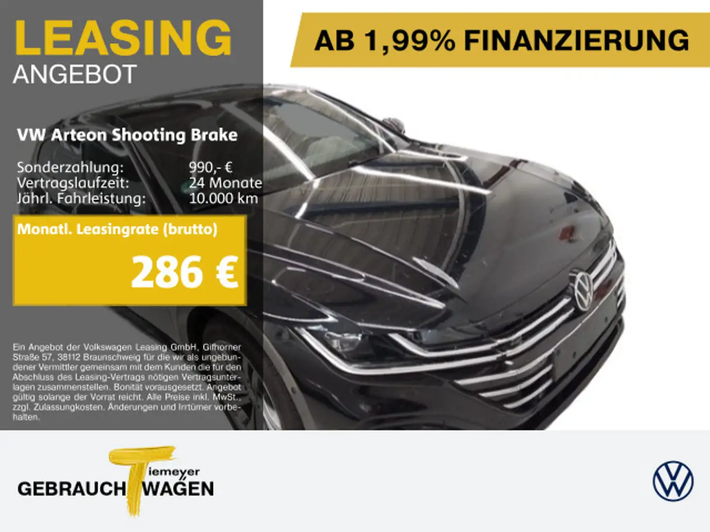 Volkswagen Arteon 2.0 TDI DSG R-LINE STD AHK Schwarz - 1