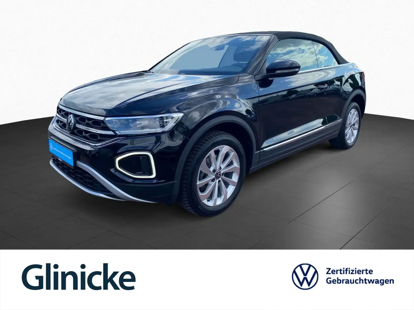 Volkswagen T-Roc 1.0 TSI Style Klima LED RFK ACC Schwarz - 1