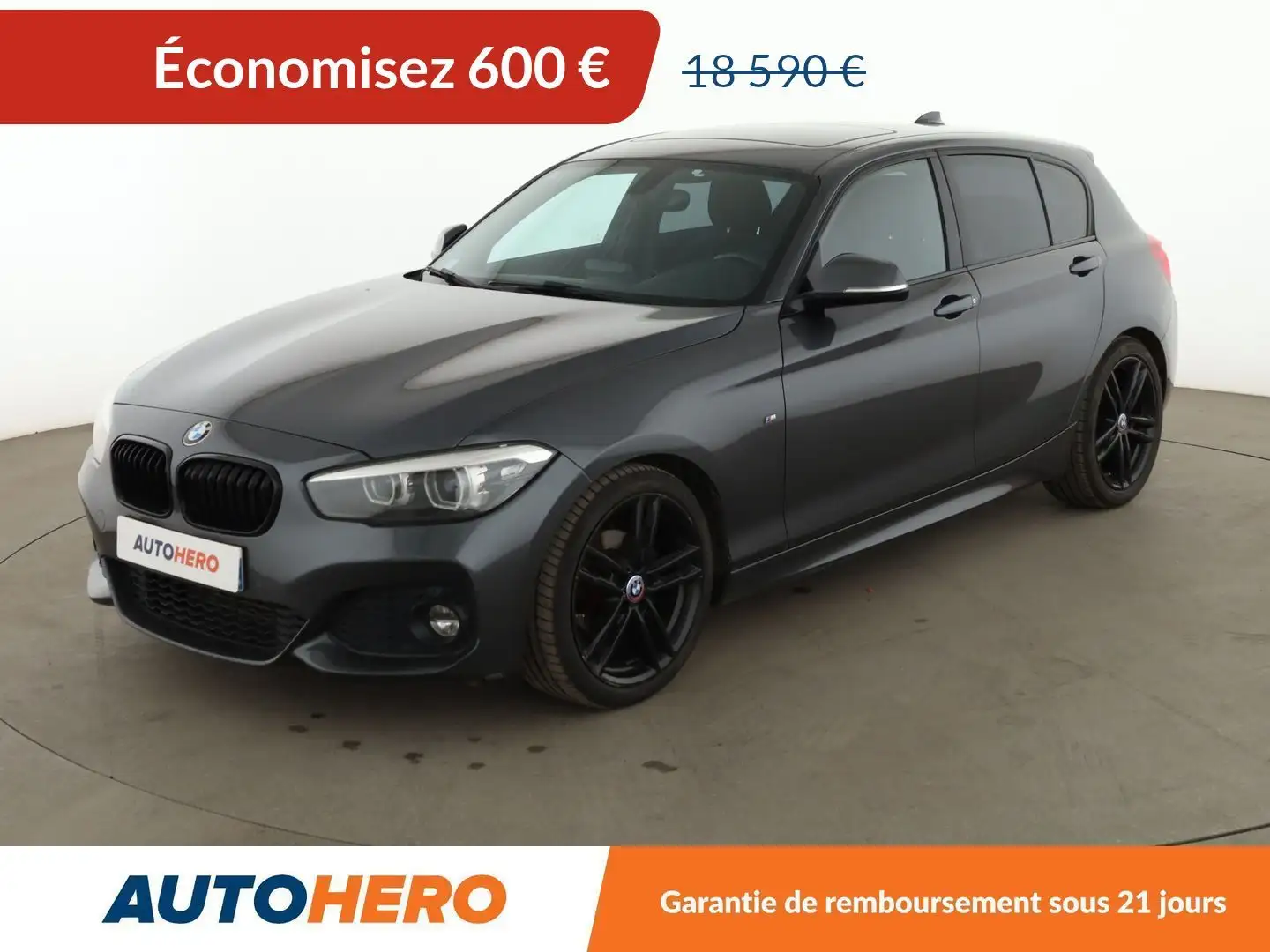 BMW 118 118i Edition M Sport Shadow BVA8 Gris - 1