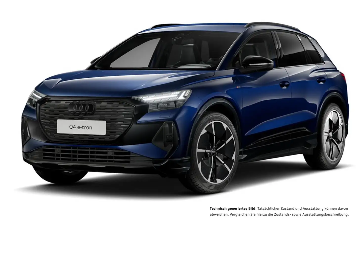 Audi Q4 e-tron 55 quattro S LINE SONOS AHK 360CAM 21Z Blau - 2