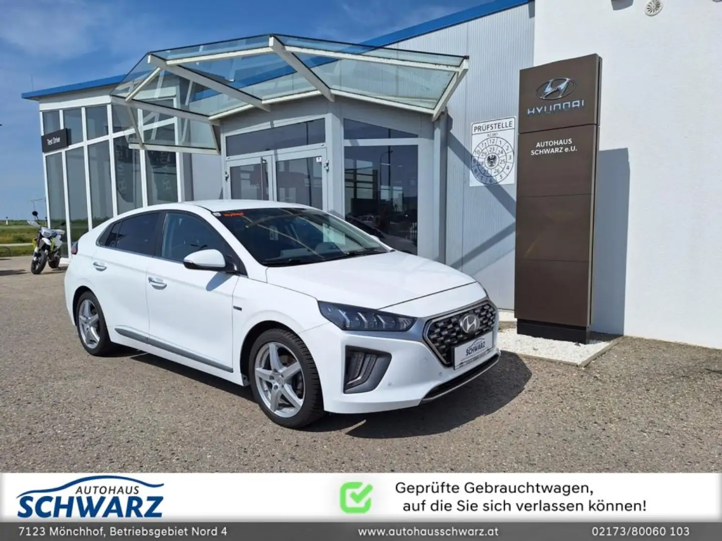 Hyundai IONIQ 1,6 GDi HEV Level 5 Blanc - 1