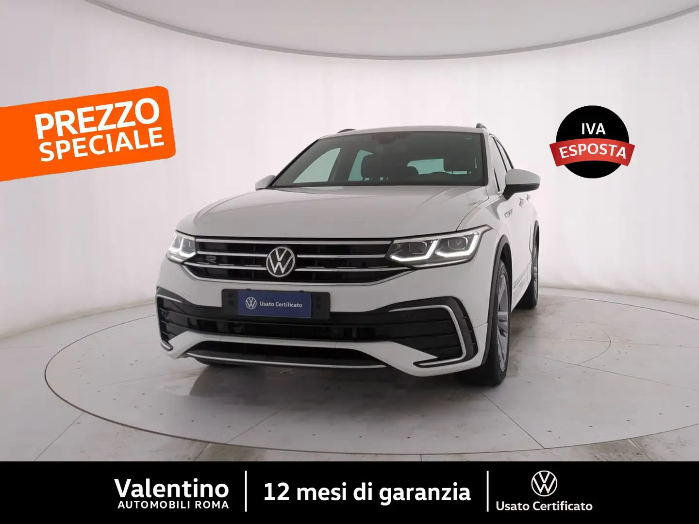 Volkswagen Tiguan 2.0 TDI DSG R-LINE 4M 150 CV SCR Bianco - 1