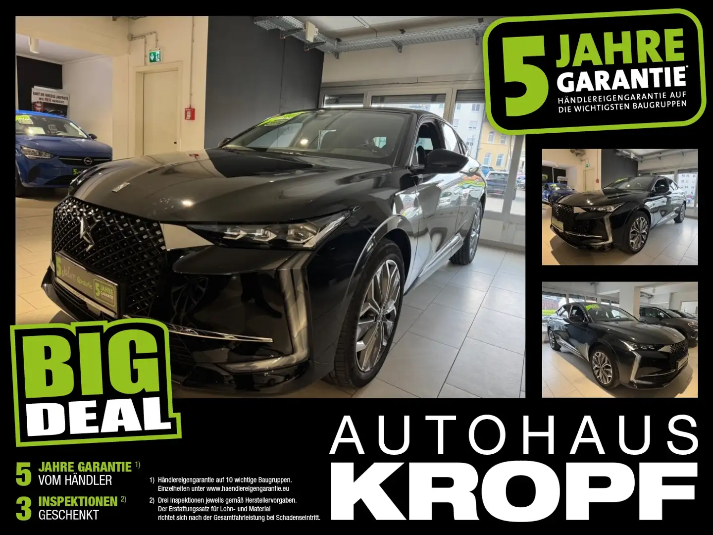 DS Automobiles DS 4 4 1.2 PureTech Trocadero LED+KAM+SHZ+2xKlima+HUD Schwarz - 1