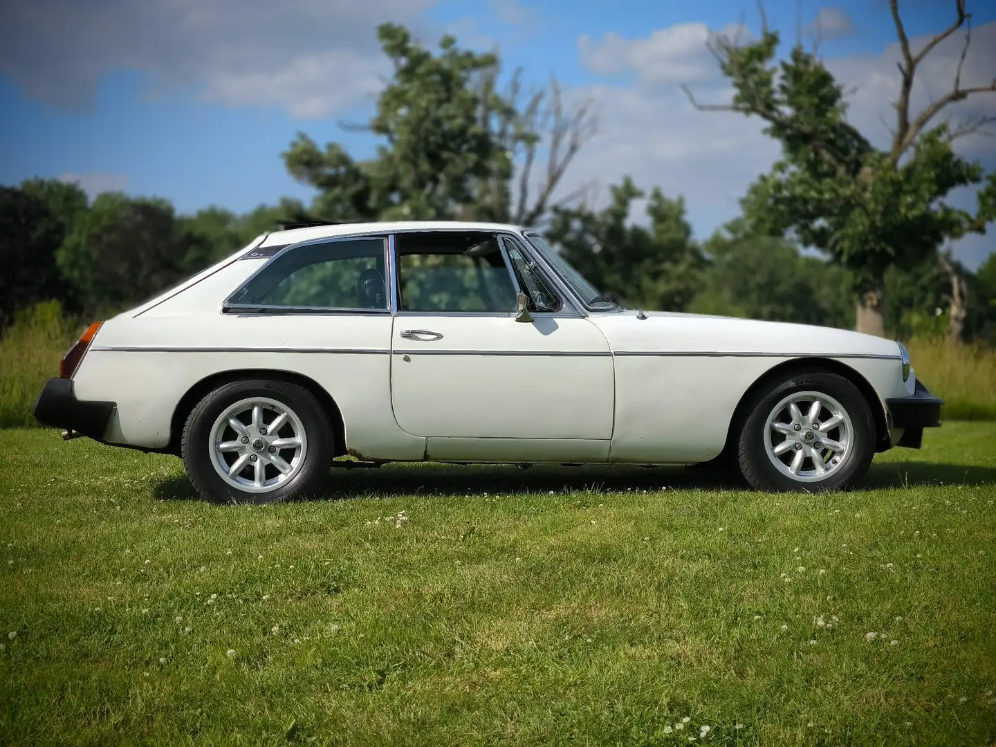 MG MGB MG-B GT Coupe- 79'-Overdrive/Webasto Blanc - 1