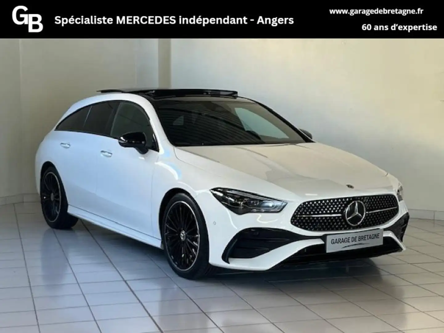 Mercedes-Benz CLA 200 200 163ch AMG Line 7G-DCT Blanc - 1