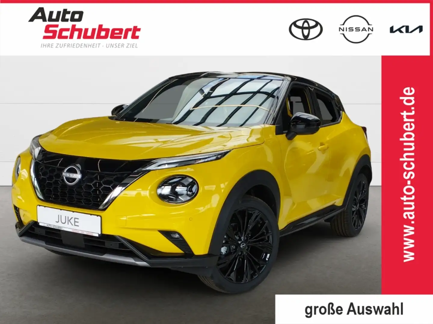 Nissan Juke 1.0 DIG-T 6MT N-Sport LED Apple CarPlay Android Au Geel - 1