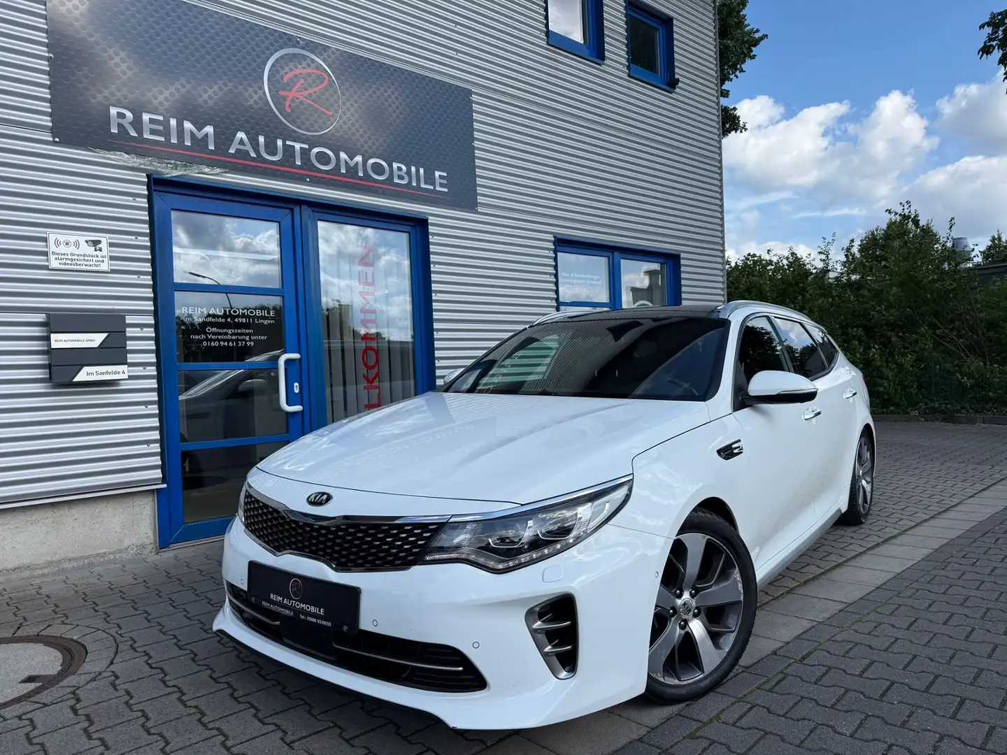 Kia Optima Sportswagon 1.7 CRDi "GT-Line" *KAMERA*PANORAMA*S Blanc - 1