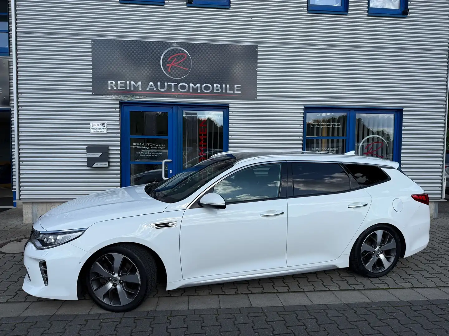 Kia Optima Sportswagon 1.7 CRDi "GT-Line" *KAMERA*PANORAMA*S Blanc - 2