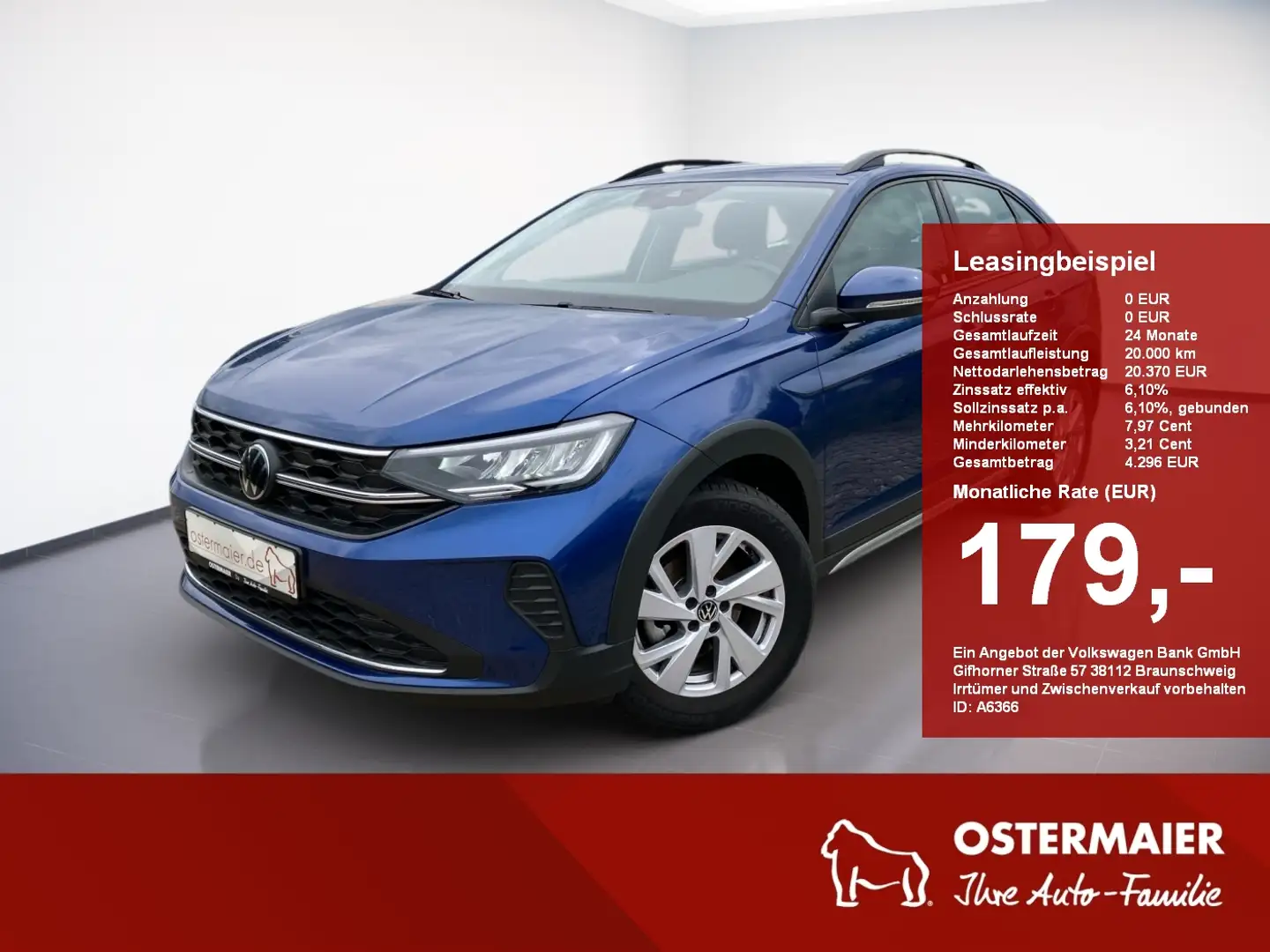 Volkswagen Taigo LIFE 1.0TSI 95PS 5J-G.AHK.KAMERA.VIRTUAL.LED.APP-C Blau - 1