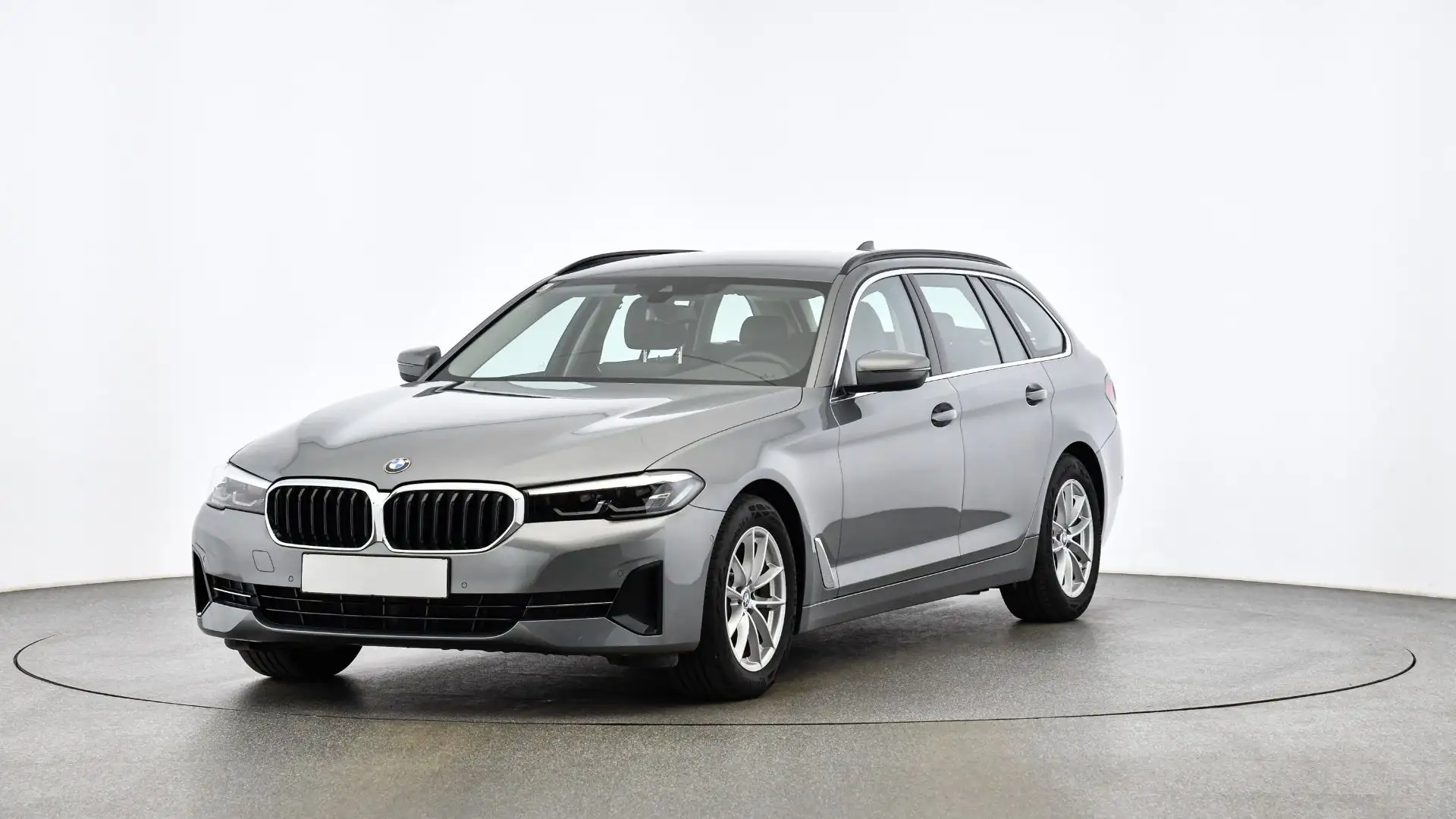 BMW 520 xd Touring Aut. ***LED | Leder | AHK abnehmbar*** Argent - 2