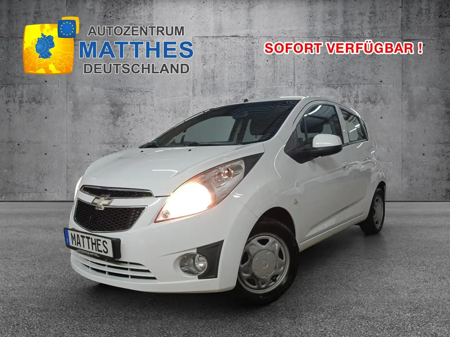 Chevrolet Spark LS 1.0 Klima ZV+FB Bluetooth Weiß - 1