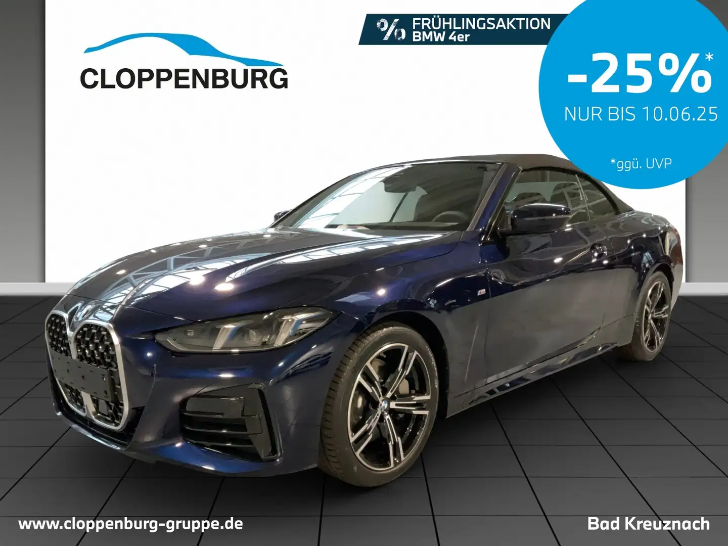 BMW 430 i xDrive M Sport LED+Navi+Leder+Lhz/Shz+H&K Blau - 1