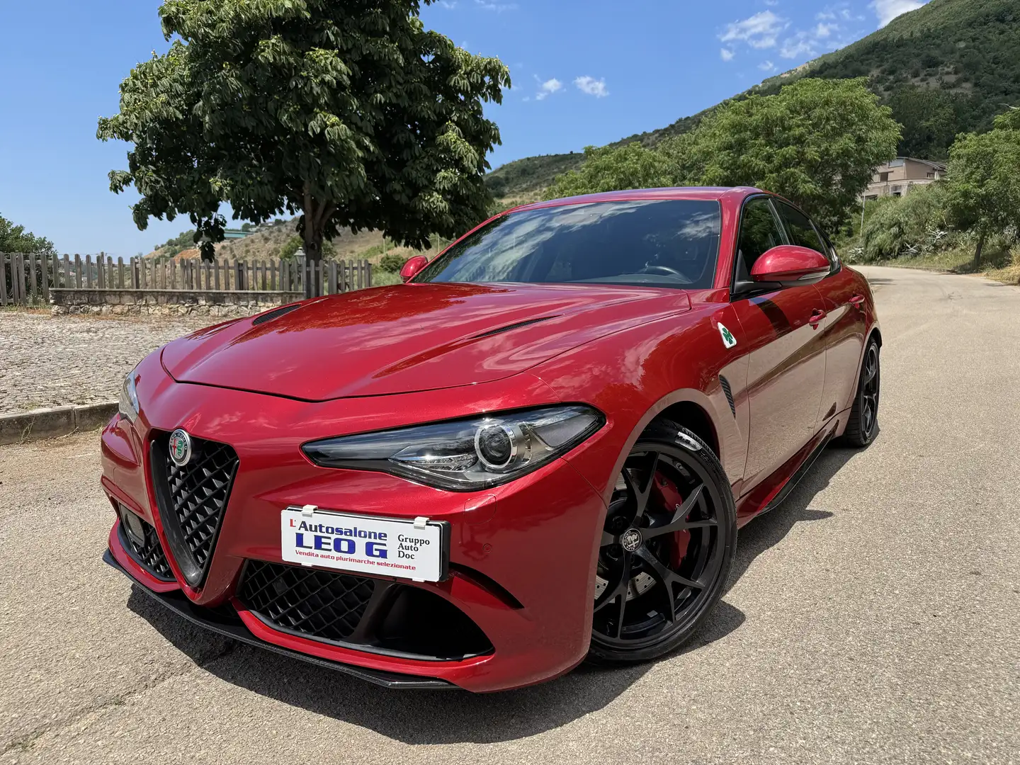 Alfa Romeo Giulia 2.9 Bi-Turbo V6 510cv AT8 Quadrifoglio..Navi.Pelle Rosso - 1