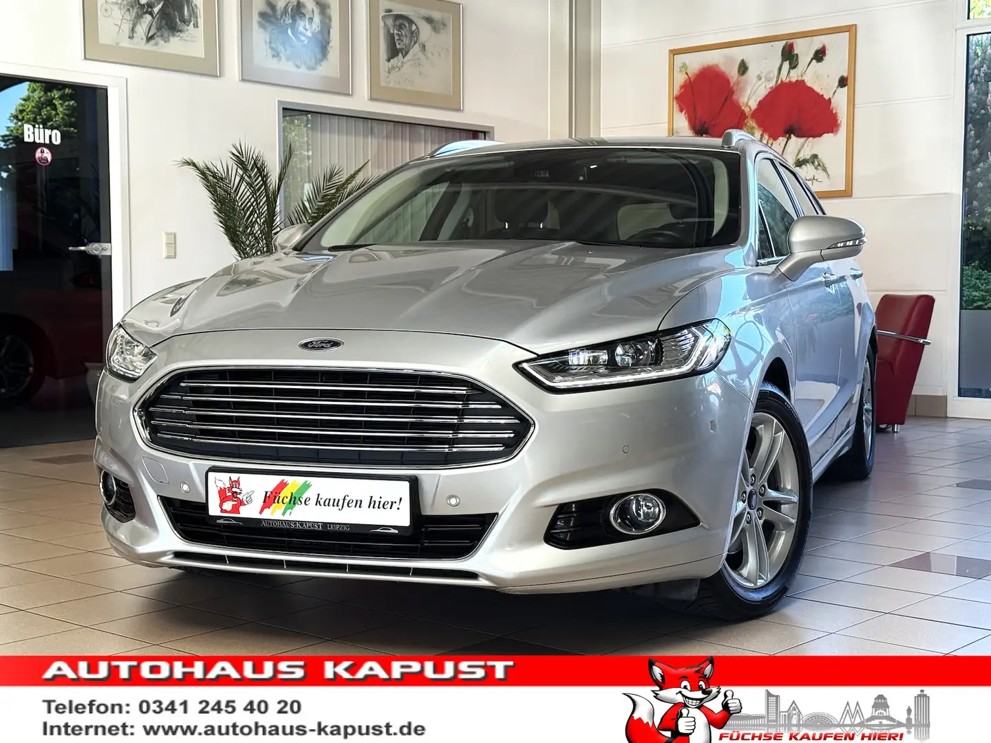 Ford Mondeo Titanium LED/DAB/Navi/Keyless/Cam/CarPlay Silber - 1