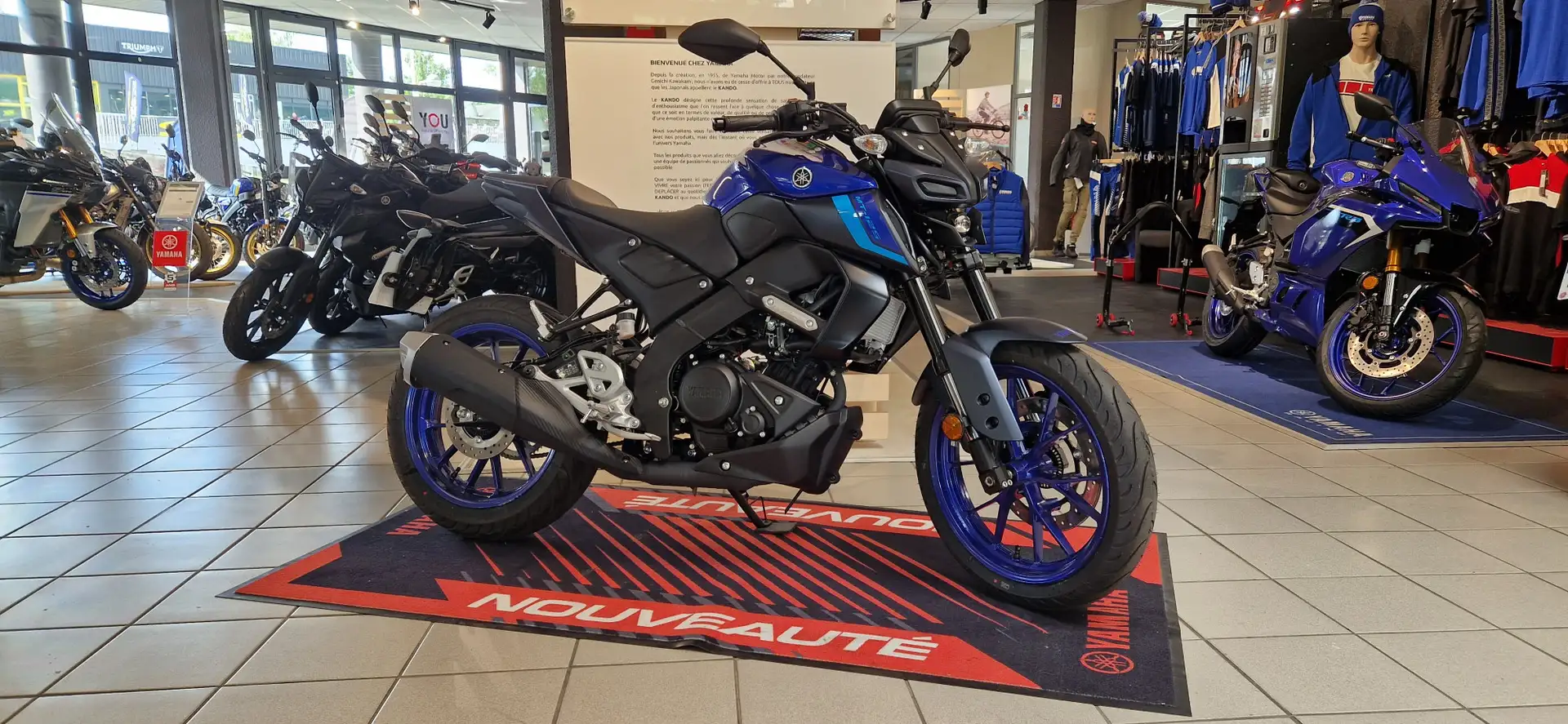 Yamaha MT-125 Bleu - 1