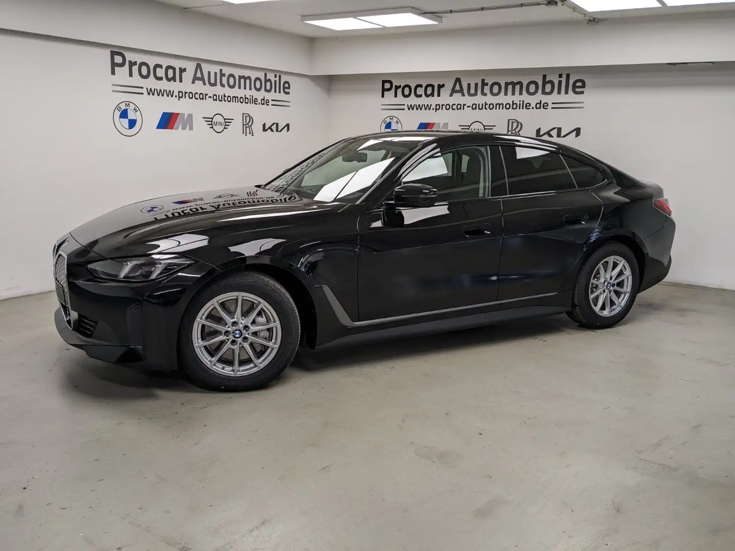 BMW i4 xDrive40 Gran Coupe NAVI+HuD+HIFI+ALARM+SHZ+LHZ+DA Schwarz - 2