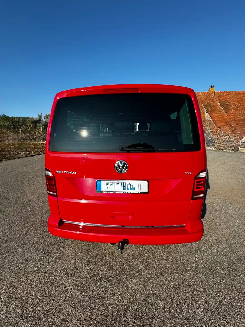 Volkswagen T6 Multivan Generation Six 2.0 TDI DSG AHK Navi Rouge - 2