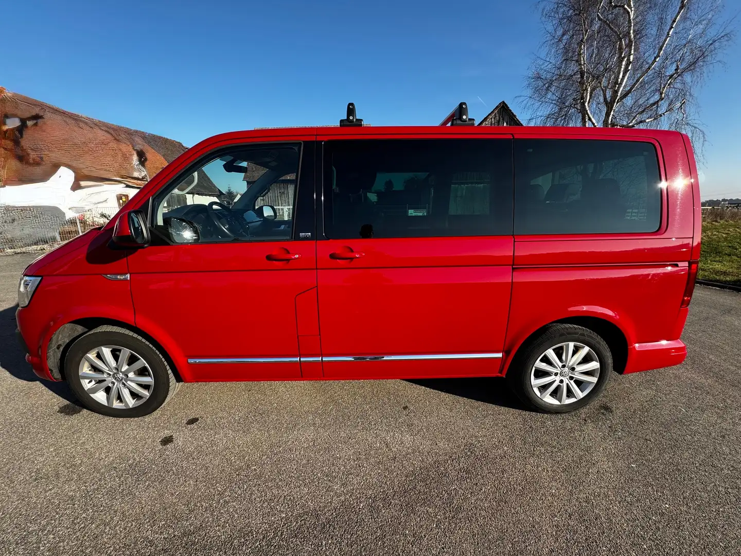 Volkswagen T6 Multivan Generation Six 2.0 TDI DSG AHK Navi Rouge - 1