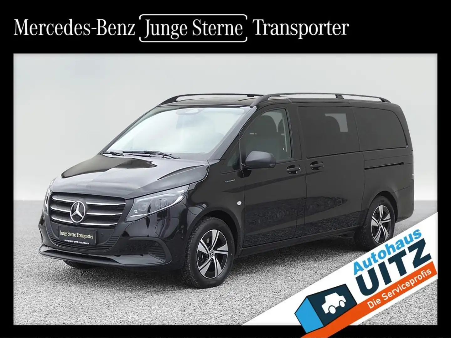 Mercedes-Benz Vito e Tourer Lang PRO +360°+elektr.HK+LED+Fahrass. Schwarz - 1