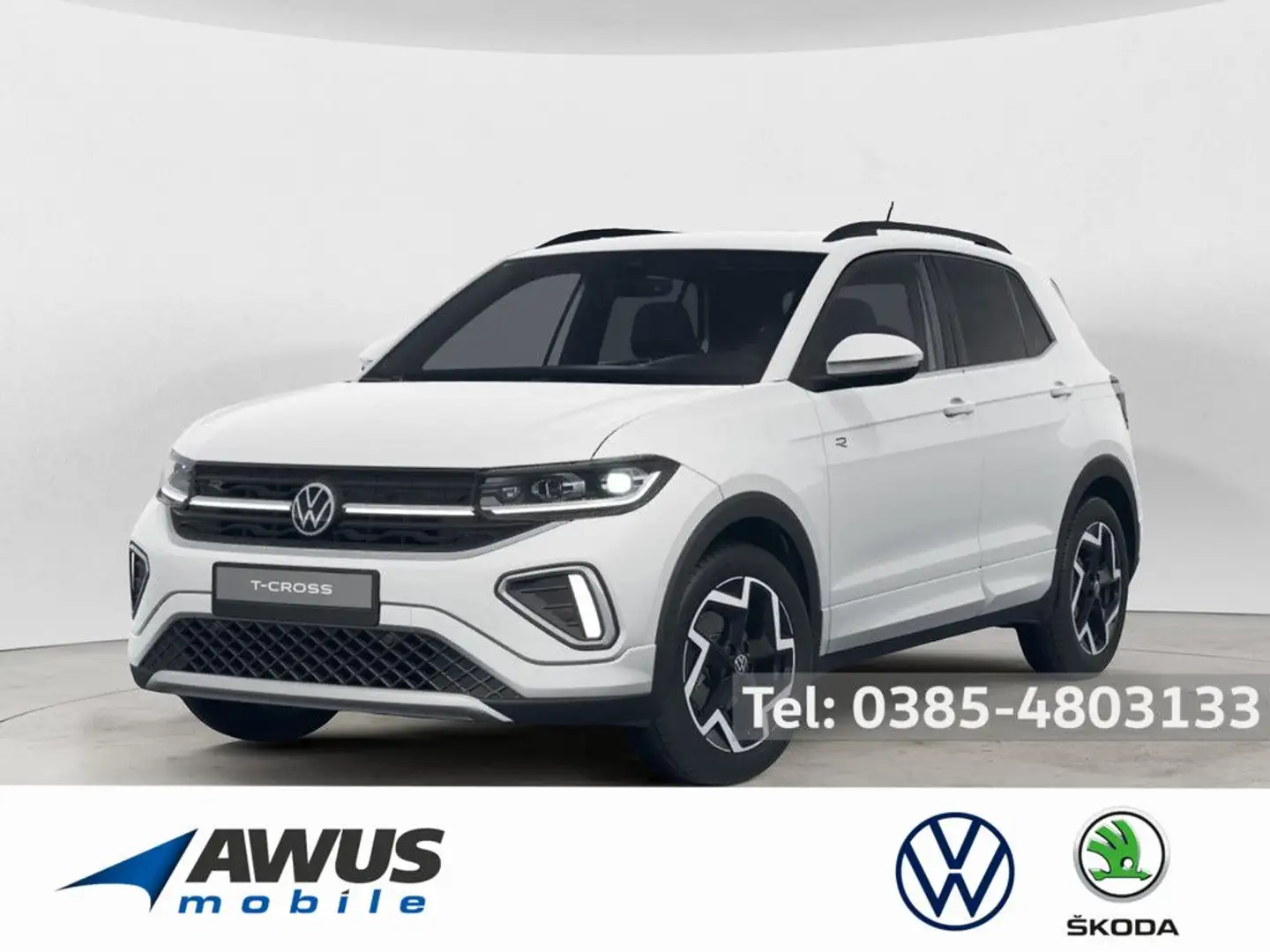 Volkswagen T-Cross 1.0TSI DSG R-Line ACC FACEL. MATRIX-LED Alb - 1