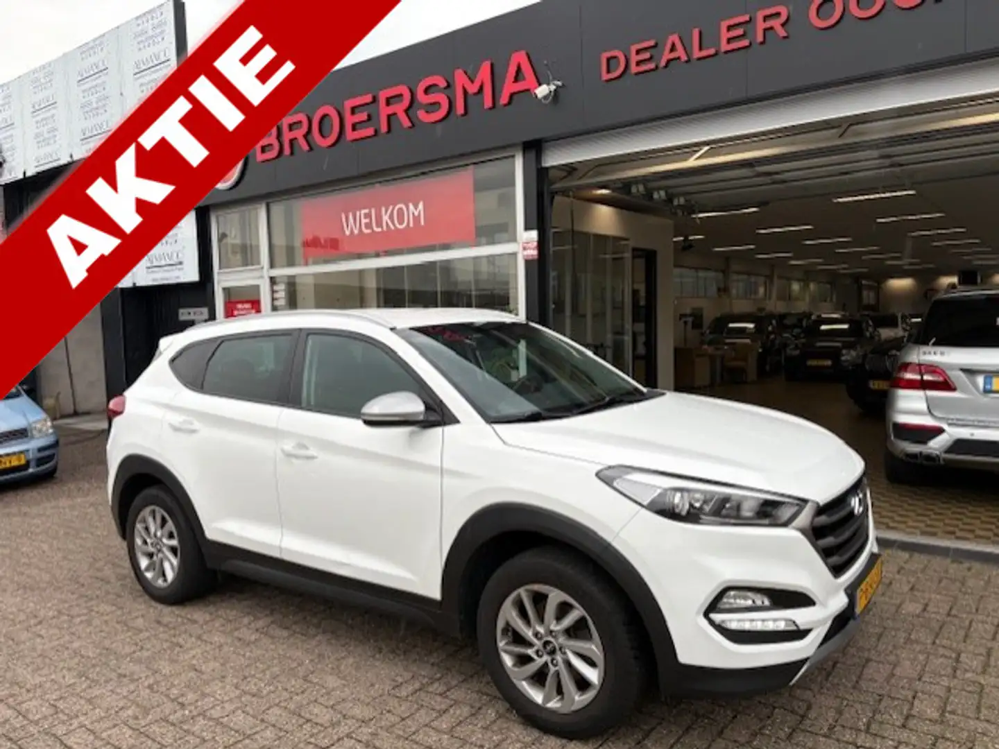 Hyundai TUCSON 1.6 GDi Comfort 2 EIGENAAR  * DEALERONDERHOUDEN * Wit - 1
