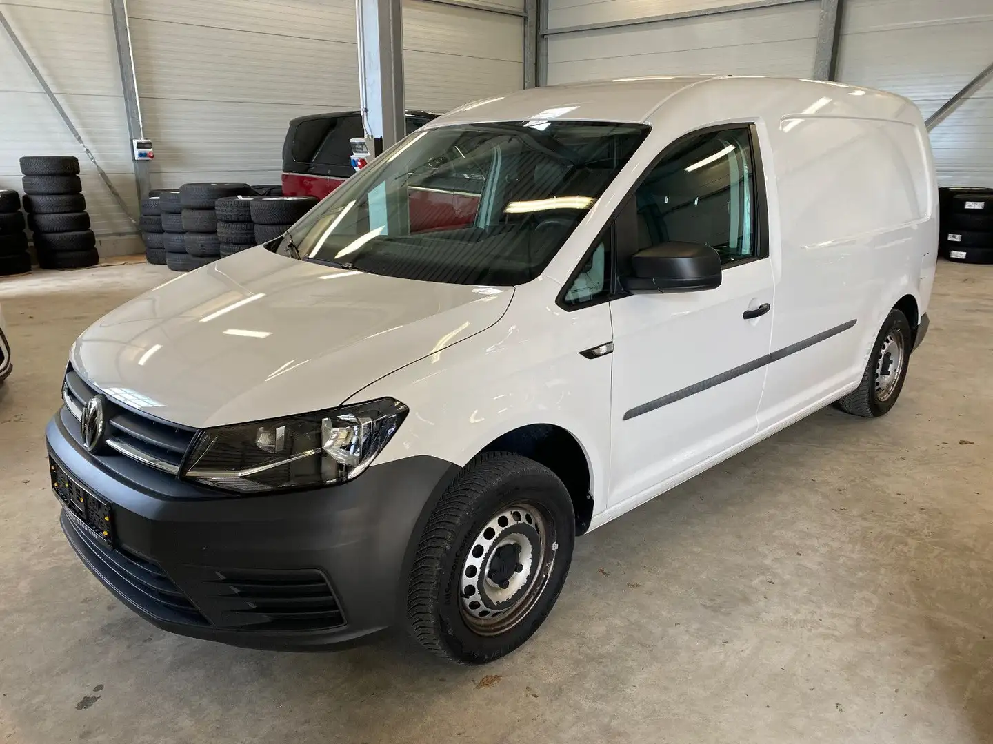 Volkswagen Caddy Maxi ABT e Kasten Elektro DSG Klima PDC Weiß - 1