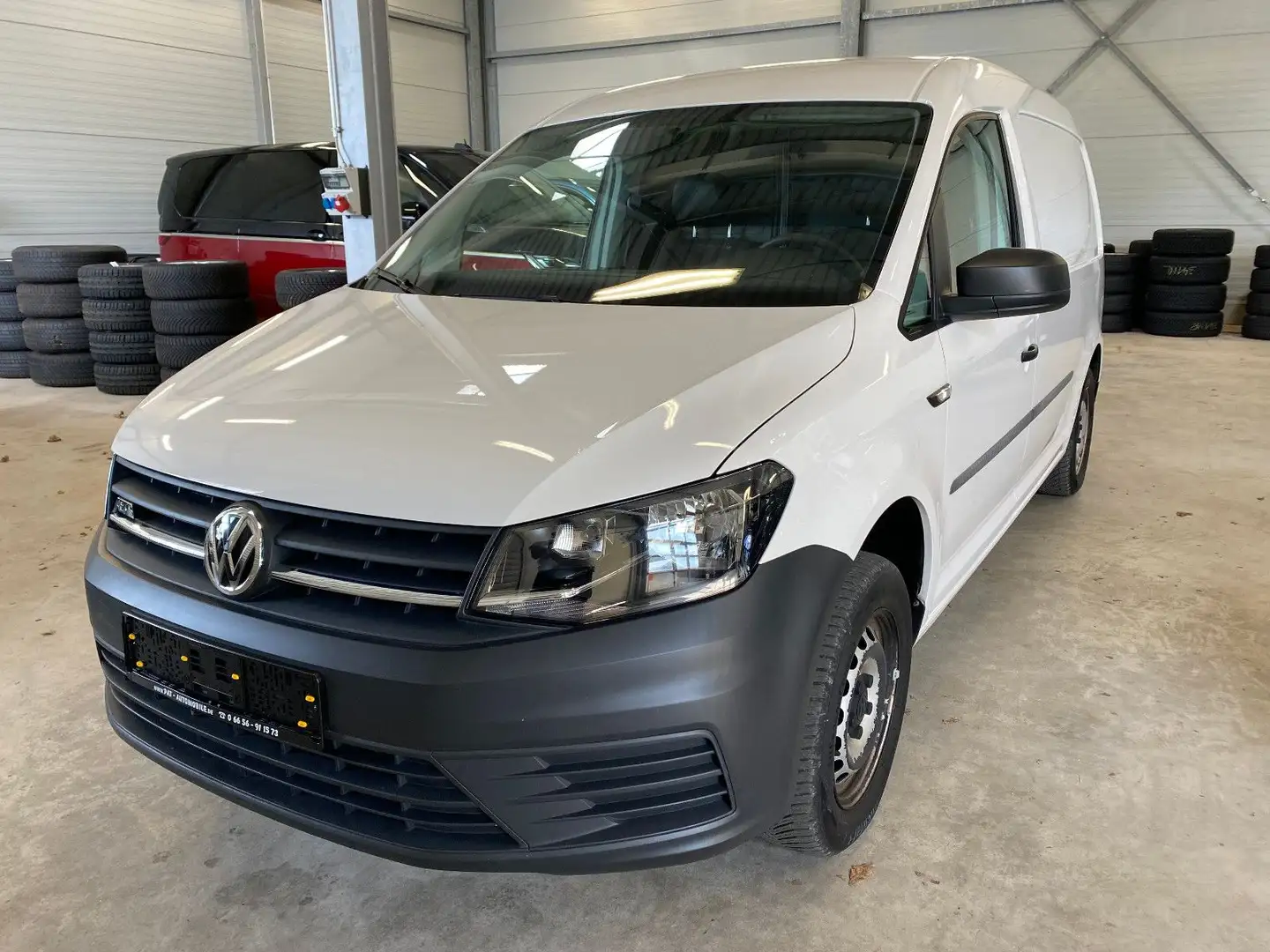 Volkswagen Caddy Maxi ABT e Kasten Elektro DSG Klima PDC Weiß - 2