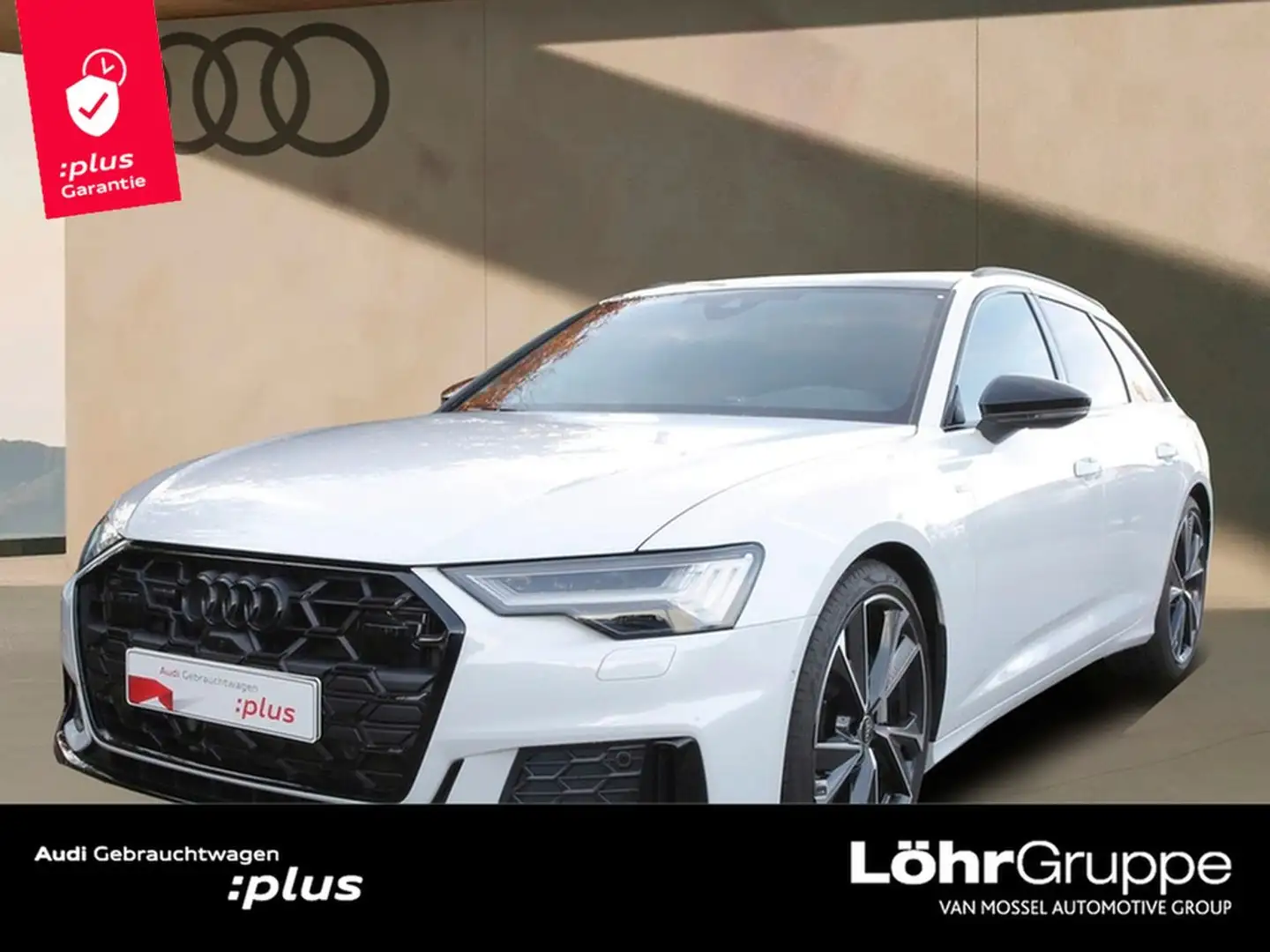 Audi A6 Avant 45 TDI quattro S line PANO AHK 360° Navi+... Weiß - 1