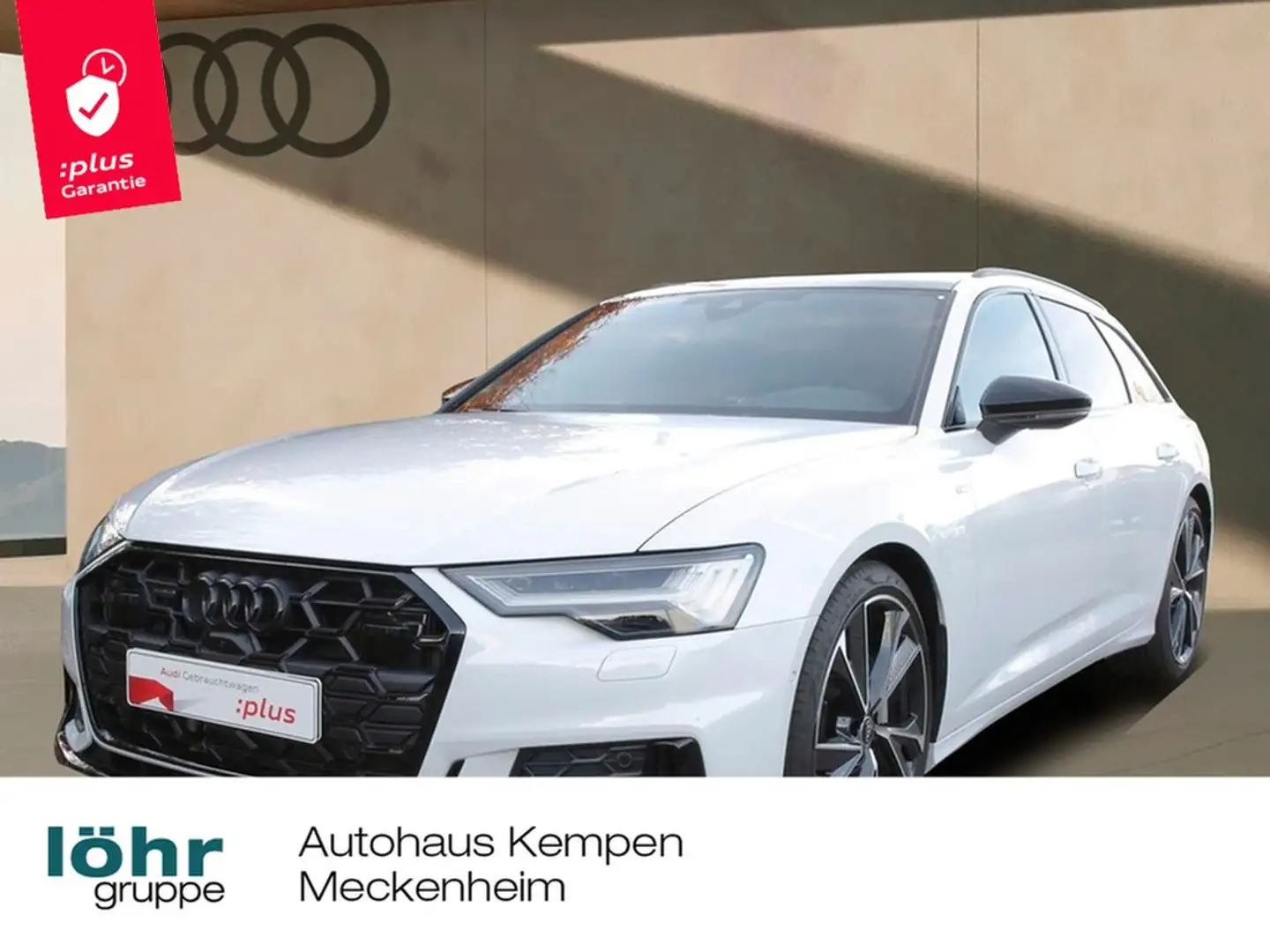 Audi A6 Avant 45 TDI quattro S line PANO AHK 360° Navi+... Weiß - 1