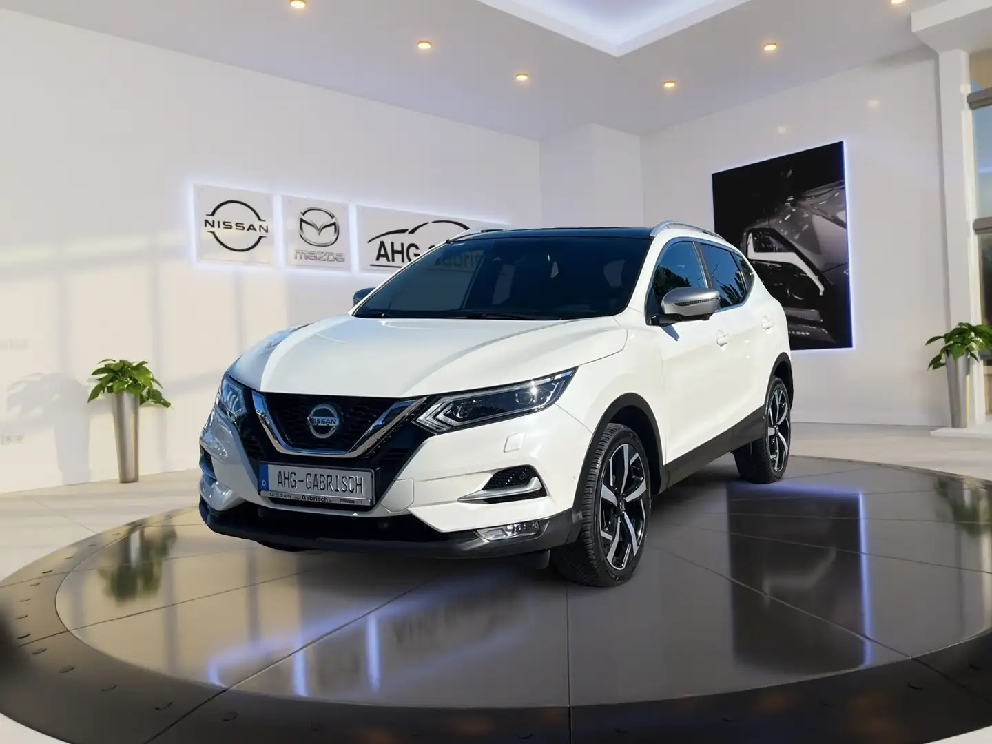 Nissan Qashqai Tekna +, 360° AVM, Parkpilot Blanc - 1