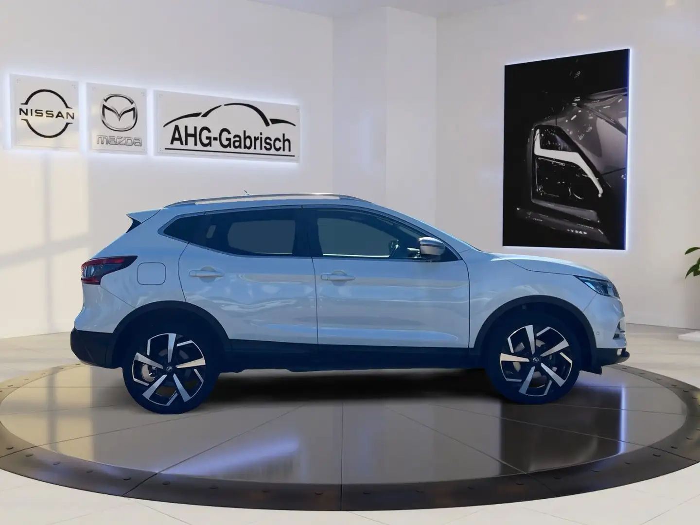 Nissan Qashqai Tekna +, 360° AVM, Parkpilot Blanc - 2
