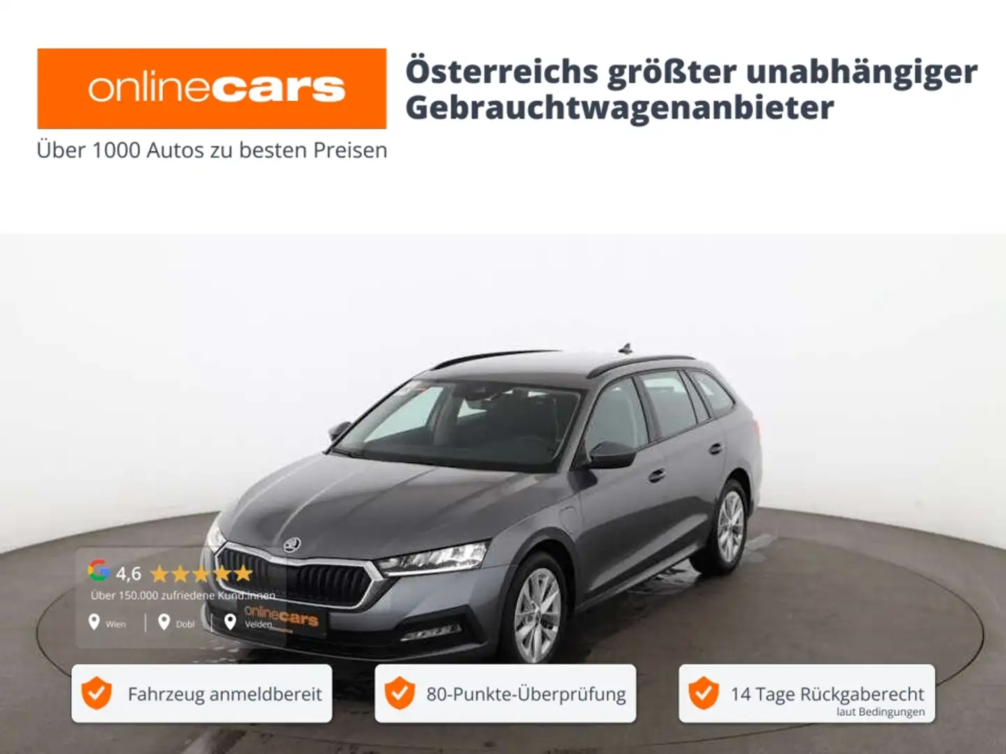 Skoda Octavia Combi 1.4 TSI Ambition iV Aut LED SITZHZG Grau - 1